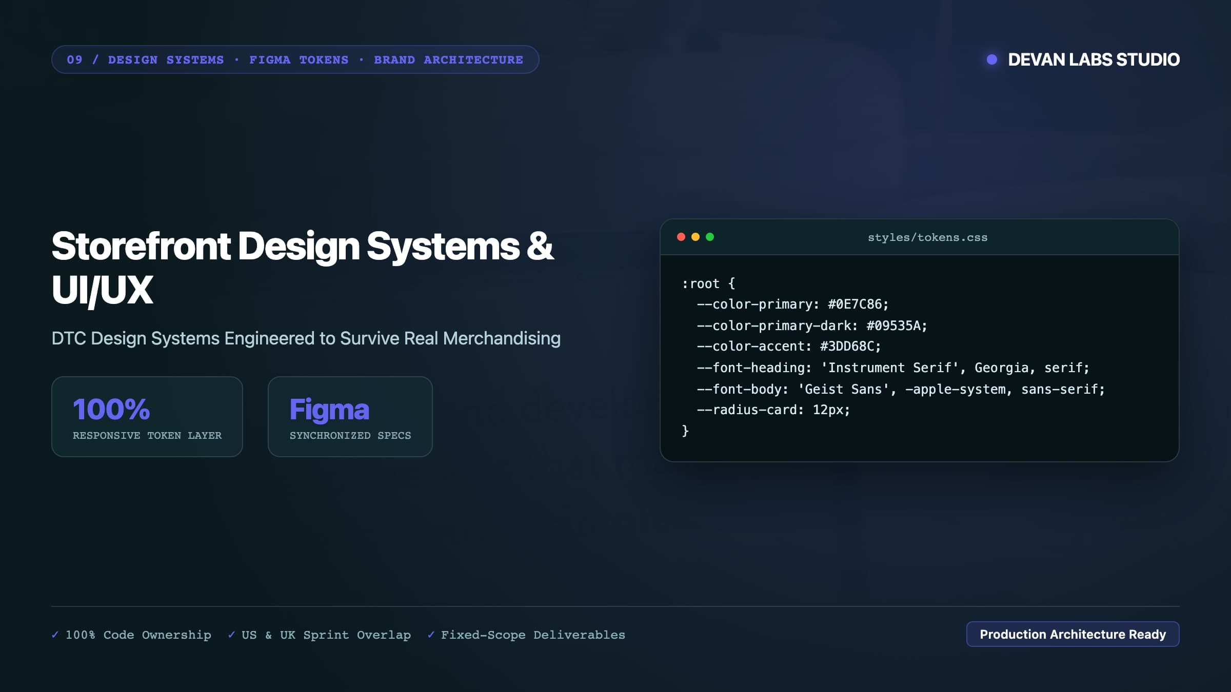 Design systems & storefront branding
